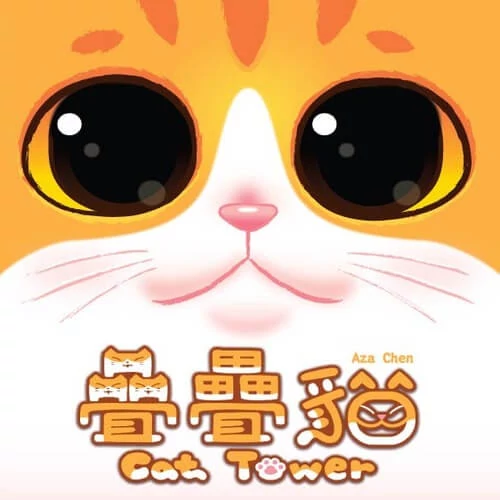 sticky Cat tower társasjáték, angol nyelvű