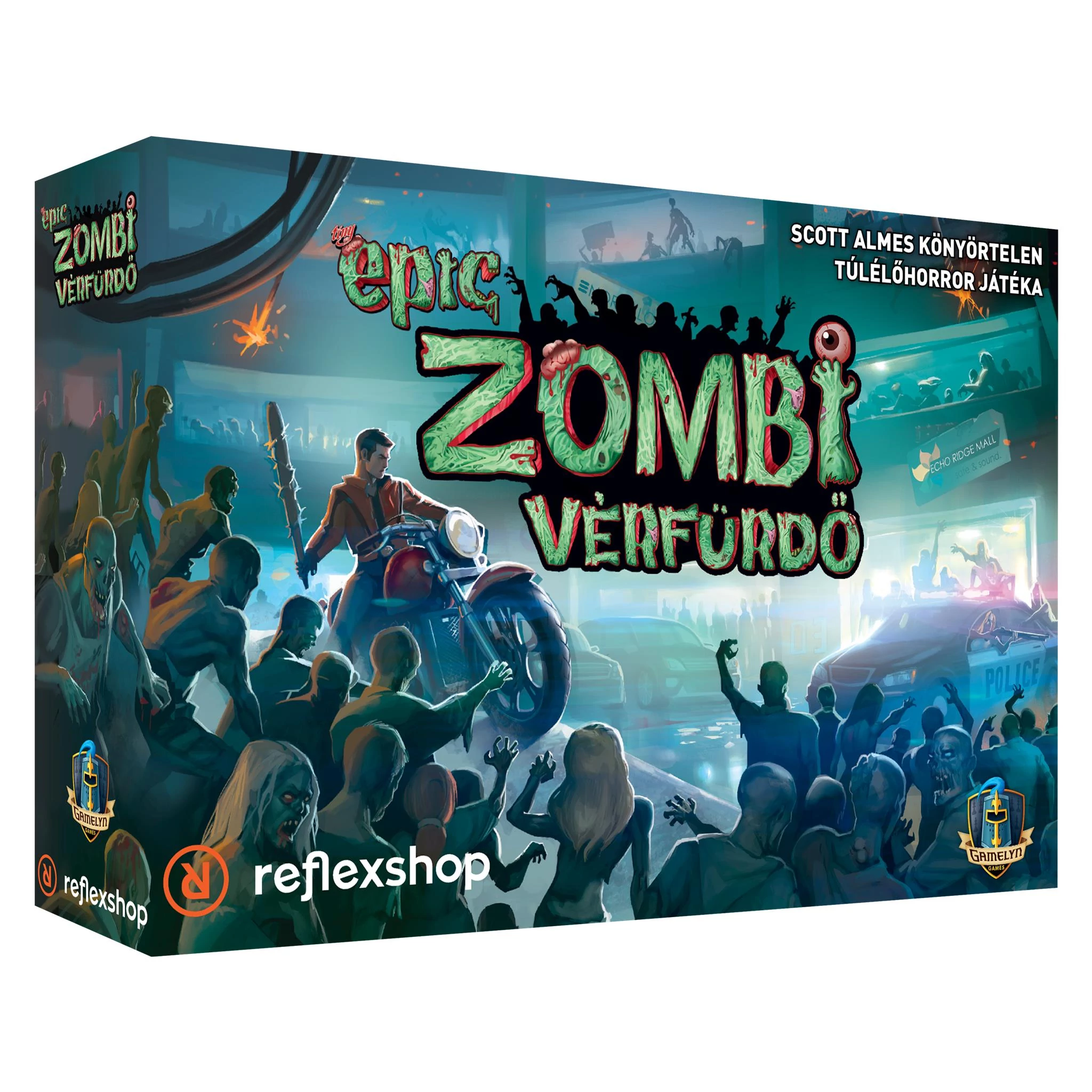 sticky Tiny Epic: Zombi vérfürdő társasjáték