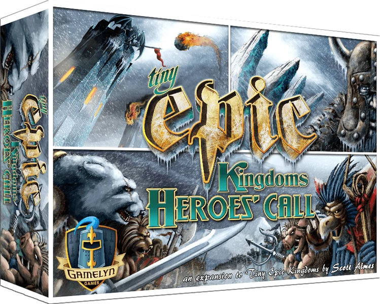 sticky Tiny Epic Kingdoms társasjáték Heroes call kiegészítő