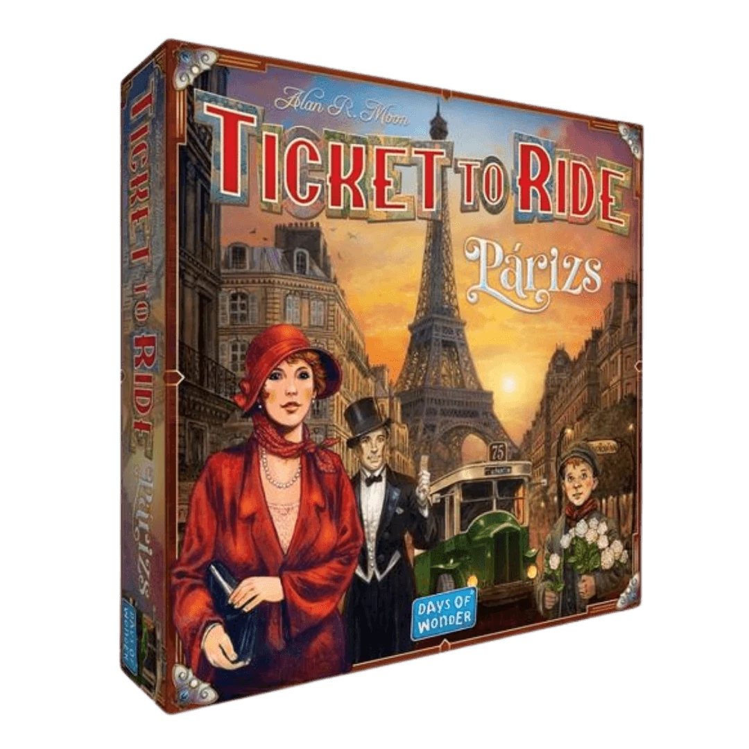 sticky Ticket ro ride - Párizs társasjáték