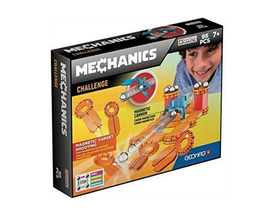 sticky Geomag Mechanics Challange mágneses építőjáték, 95 db