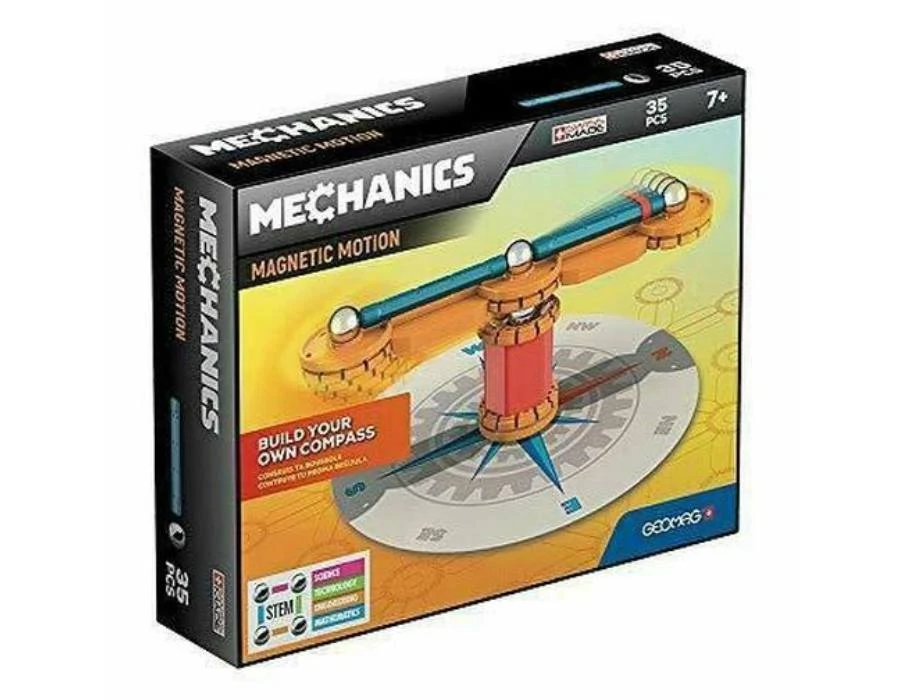 sticky Geomag Mechanics mágneses építőkészlet, Compass 35 db