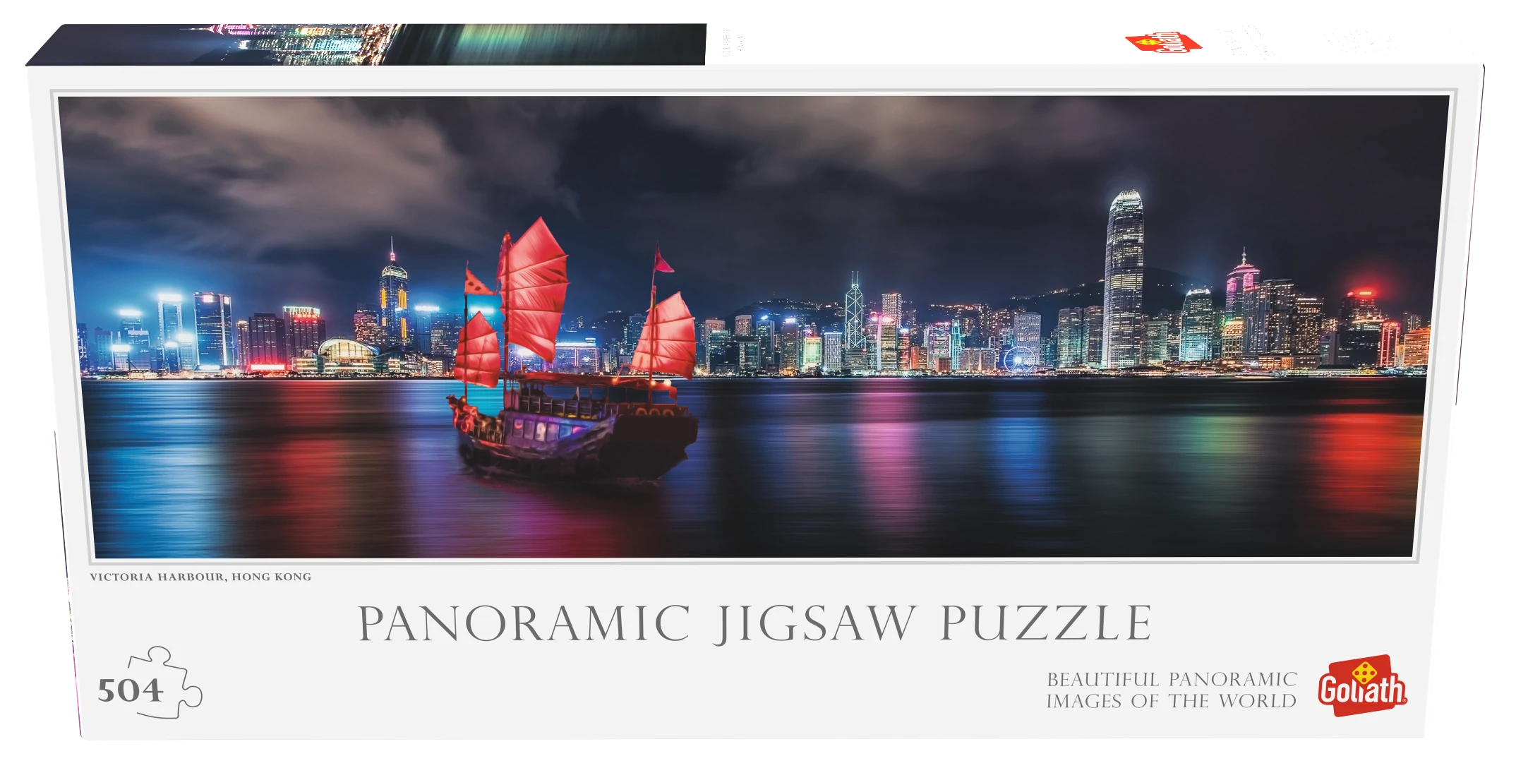 sticky Landscape puzzle - Victoria-kikötő, Hong kong , 500 db-os