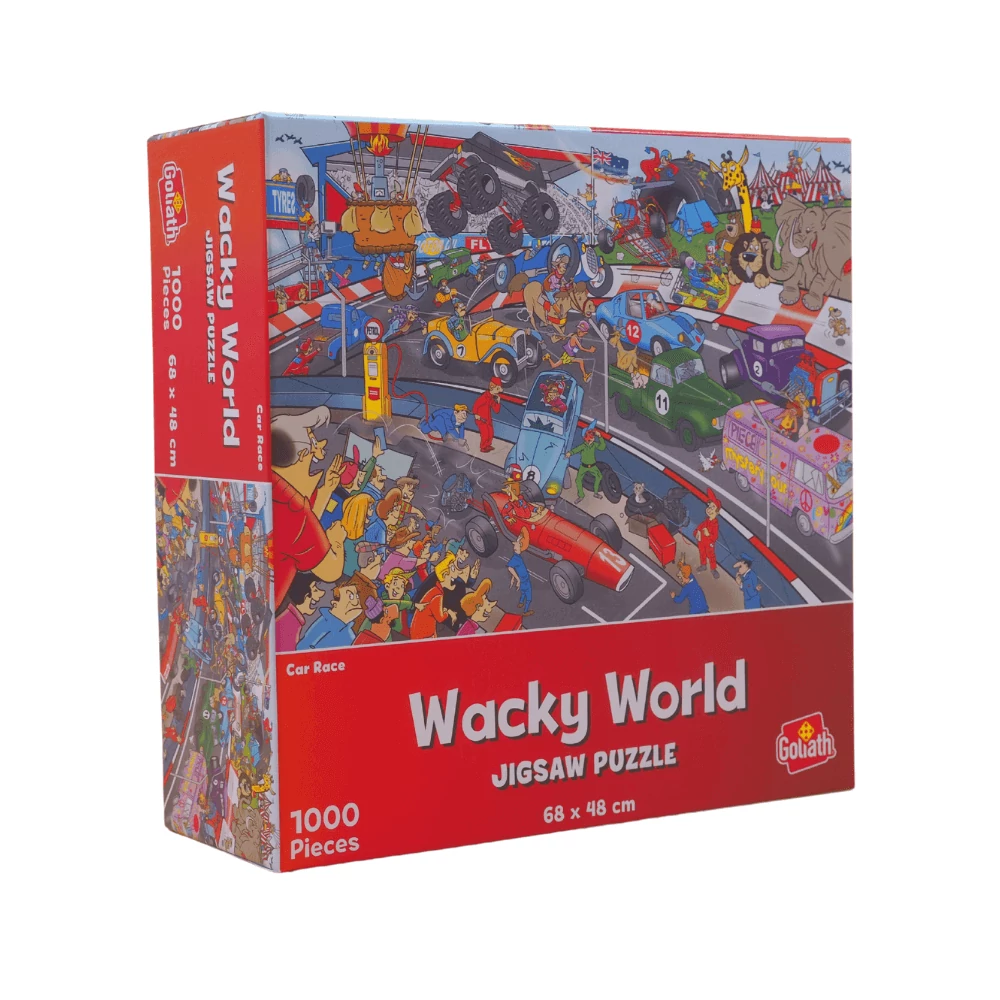 sticky Wacky World puzzle, 1000 db-os - Autóverseny