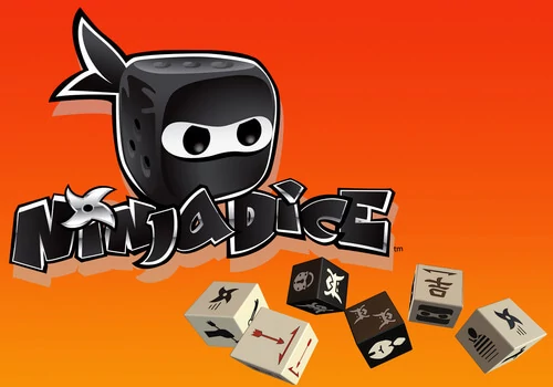 sticky Ninja Dice társasjáték, angol nyelvű