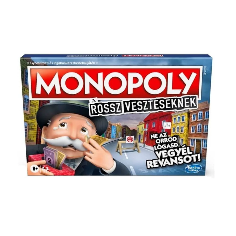 sticky Hasbro Monopoly, a rossz veszteseknek társasjáték