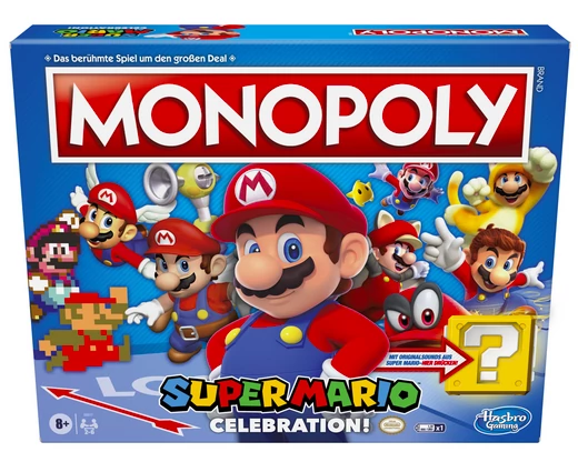 sticky Monopoly Super Mario Celebration társasjáték, angol nyelvű