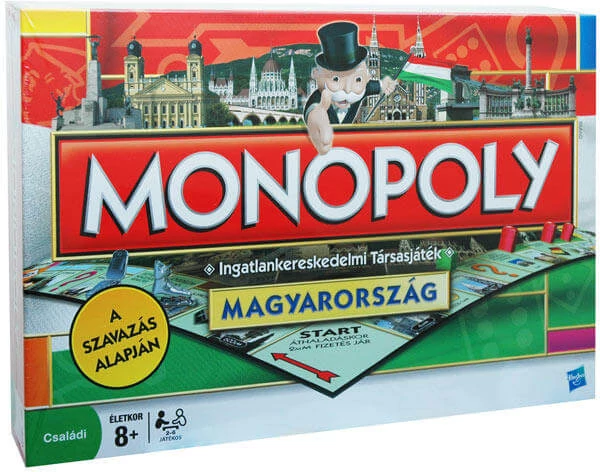 sticky Monopoly Magyarország társasjáték