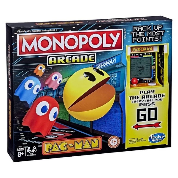 sticky Hasbro Monopoly Arcade PacMan társasjáték