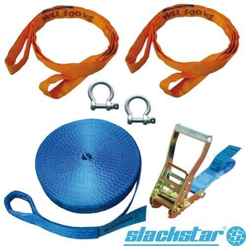 sticky Slackline Alap szett 50mm, 15m