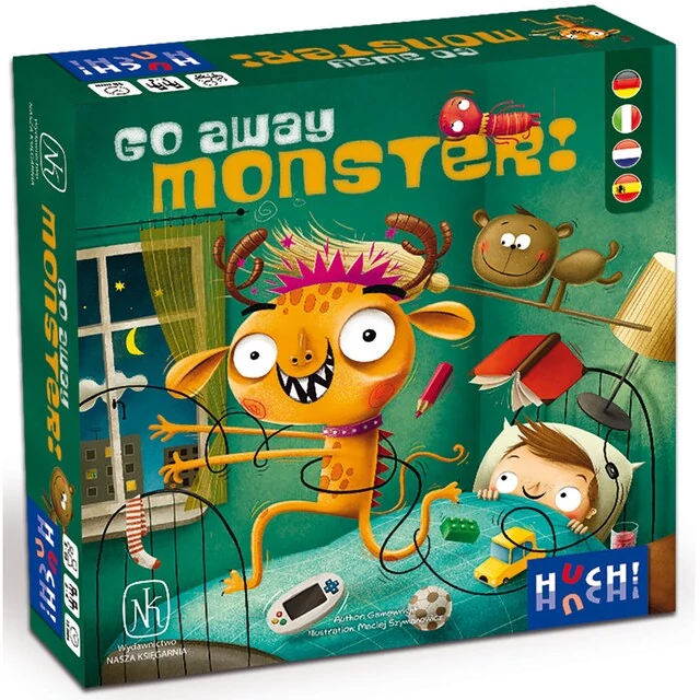 sticky Go away monster! multinyelvű társasjáték