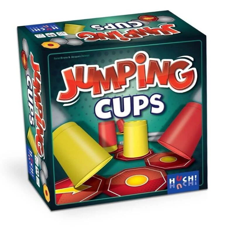 sticky Jumping Cups  társasjáték, multinyelvű