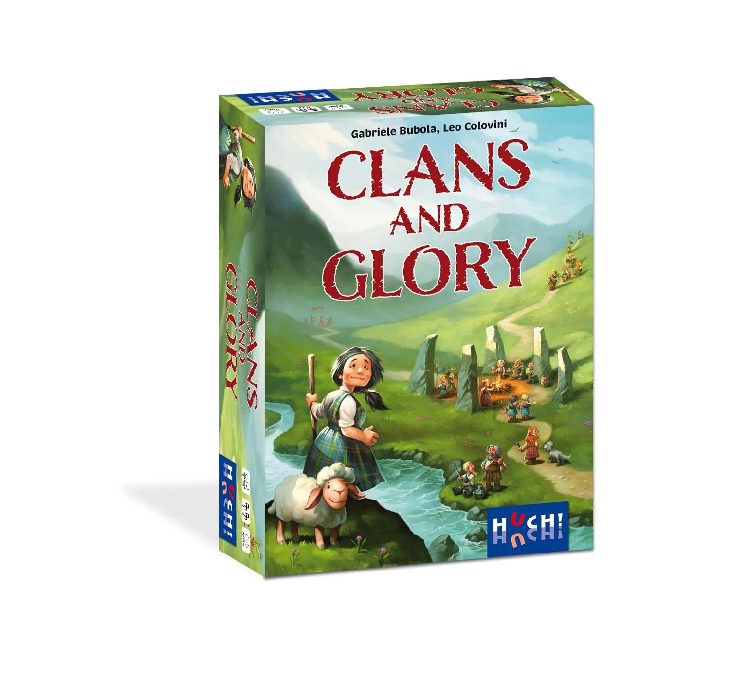 sticky Clans & Glory társasjáték, multinyelvű