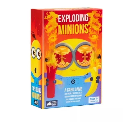 sticky Exploding Minions kártyajáték, angol nyelvű