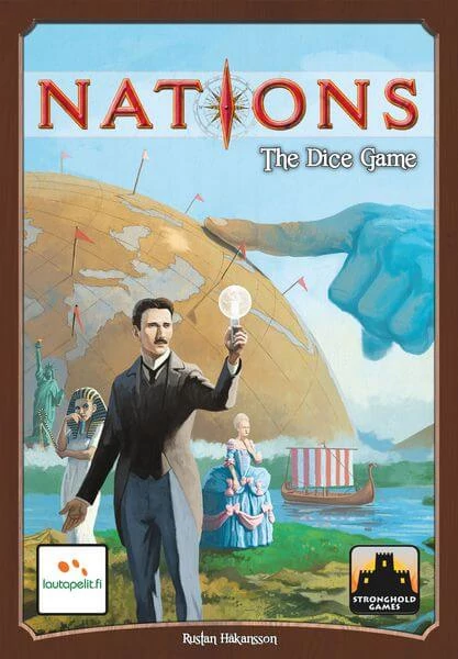 sticky Nations kockajáték, angol nyelvű