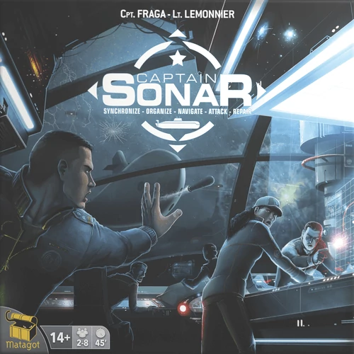 sticky Captain Sonar társasjáték, magyar nyelvű