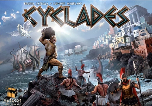 sticky Cyclades társasjáték, angol nyelvű