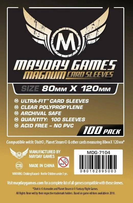 sticky Mayday Games Magnum Gold kártyavédő 80 x 120 mm 