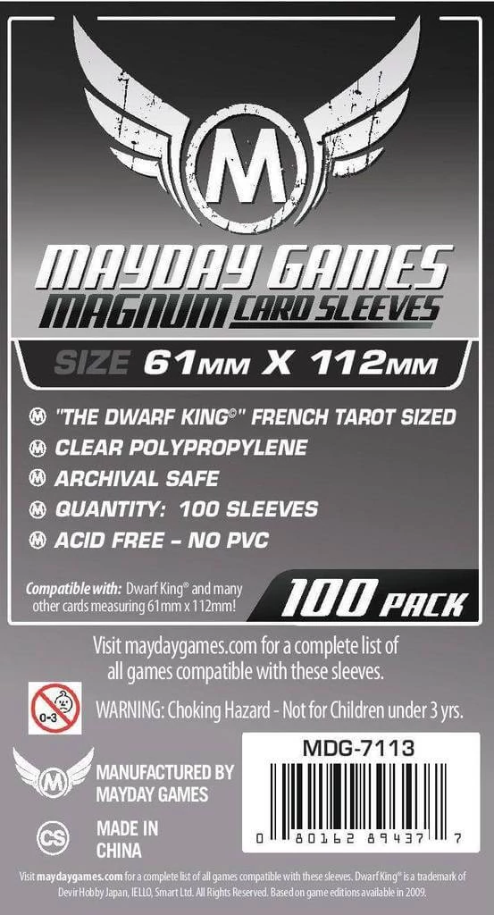 sticky Mayday Games Magnum Platinum kártyavédő 61 x 112 mm 