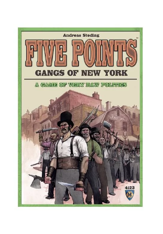 sticky Five Points - Gangs of New York társasjáték, angol nyelvű