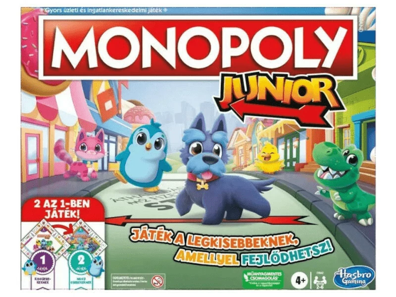 sticky Monopoly Junior 2in1 társasjáték