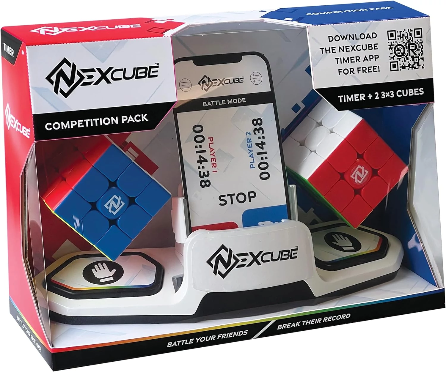 sticky NEXcube 3x3 kocka versenykészlet stopperrel