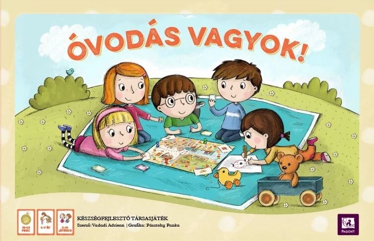 sticky Óvodás vagyok! készségfejlesztő társasjáték