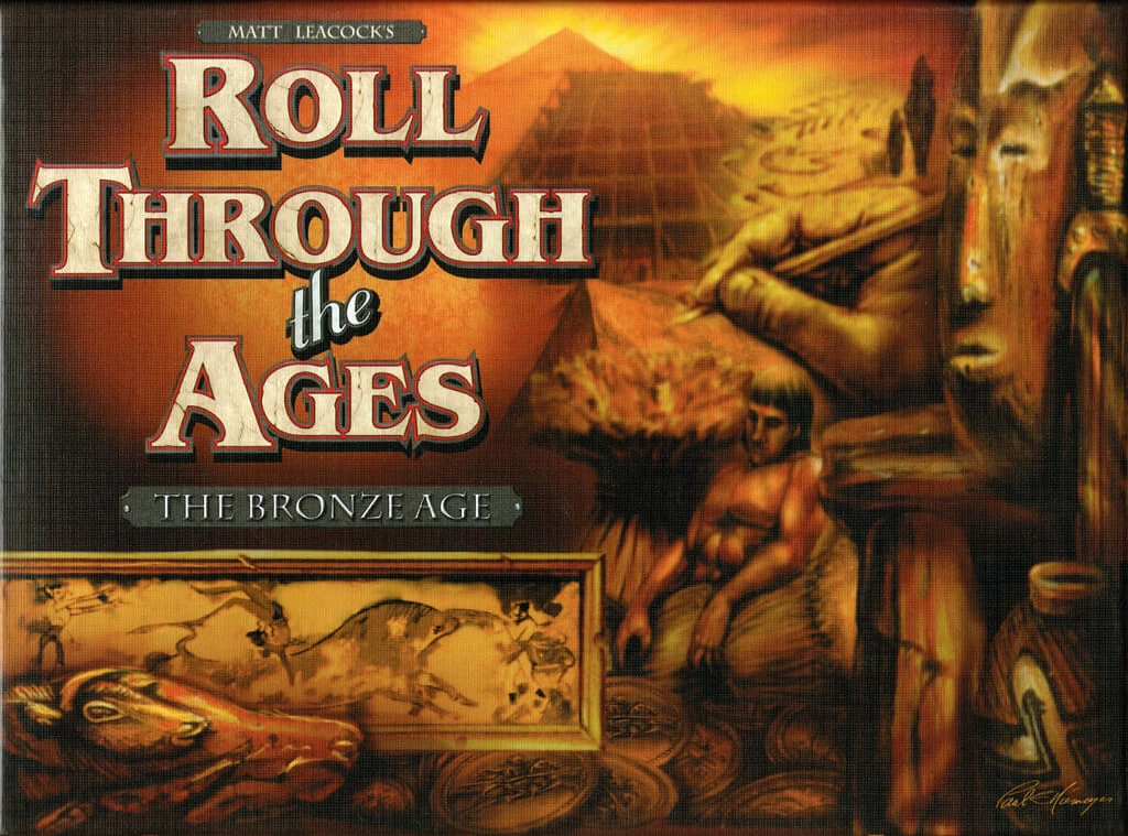 sticky Roll Through The Ages: Bronze Age társasjáték, angol nyelvű