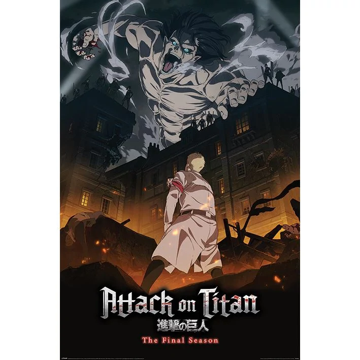 sticky Attack on Titan S4 (EREN ONSLAUGHT) maxi poszter