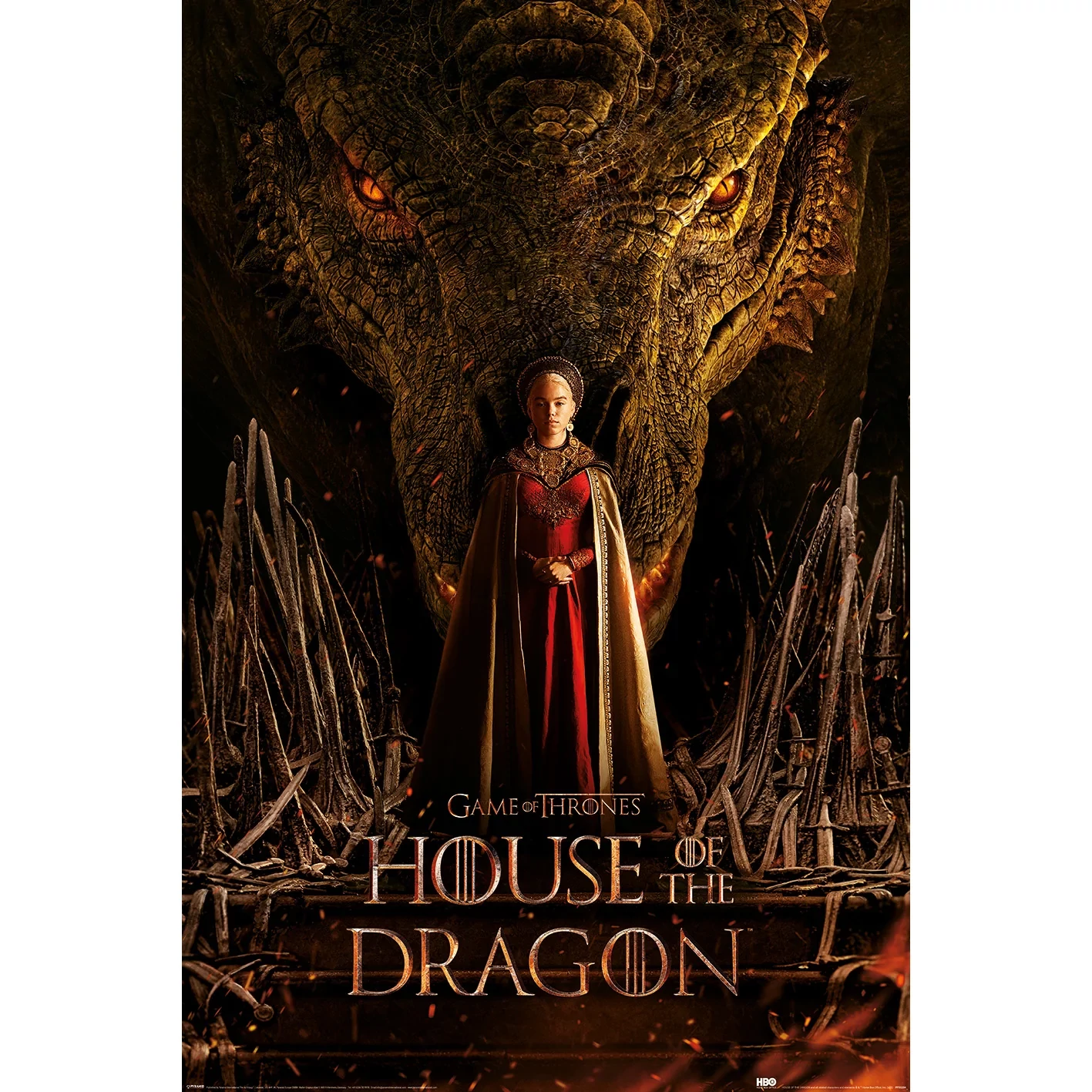 sticky House of the Dragon (Game of Thrones) maxi poszter