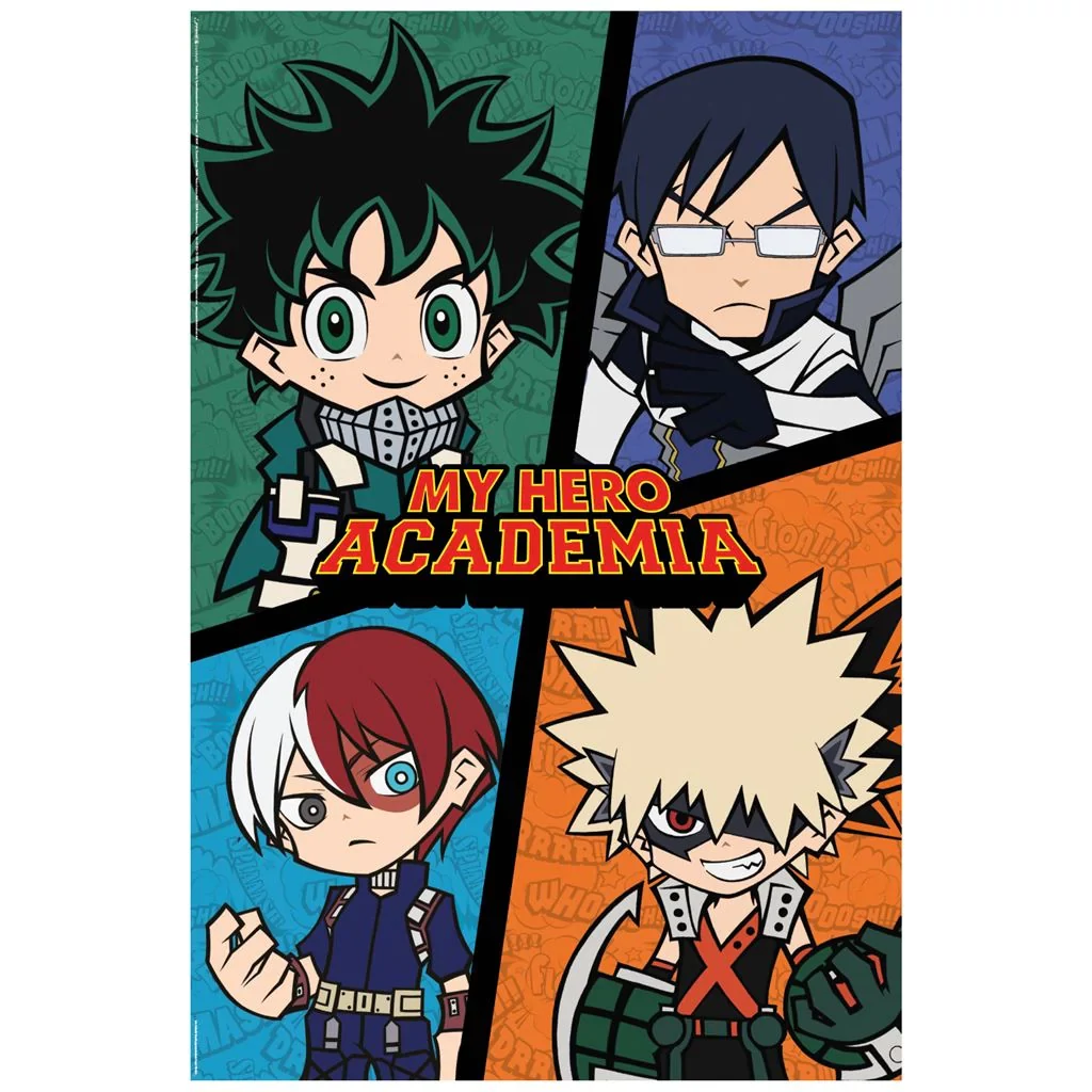 sticky My Hero Academia (CHIBI) maxi poszter