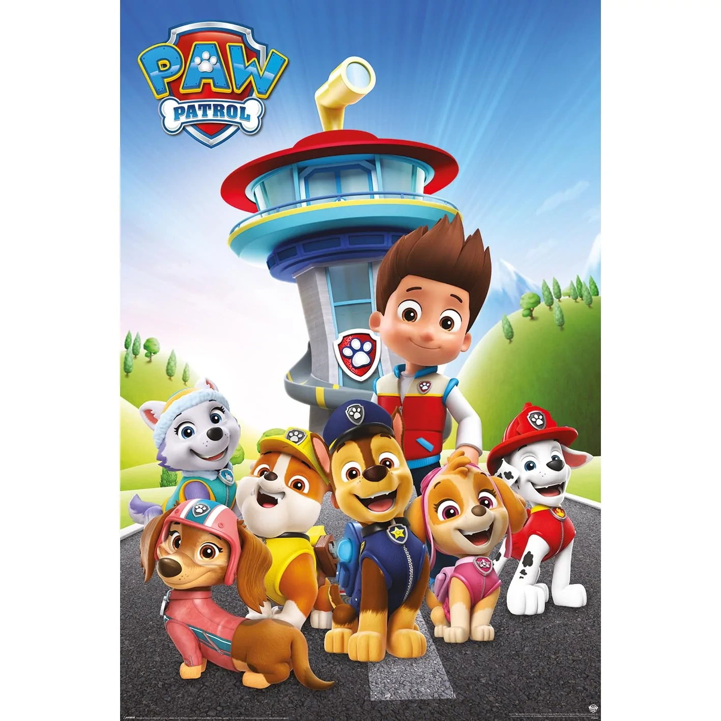 sticky PAW PATROL (READY FOR ACTION) maxi poszter