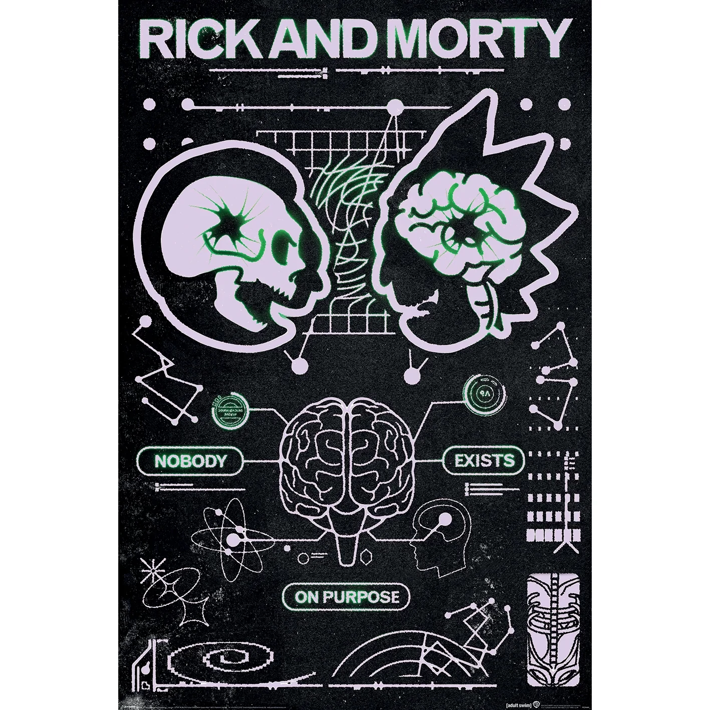 sticky Rick and Morty (CLASSRICKAL) maxi poszter