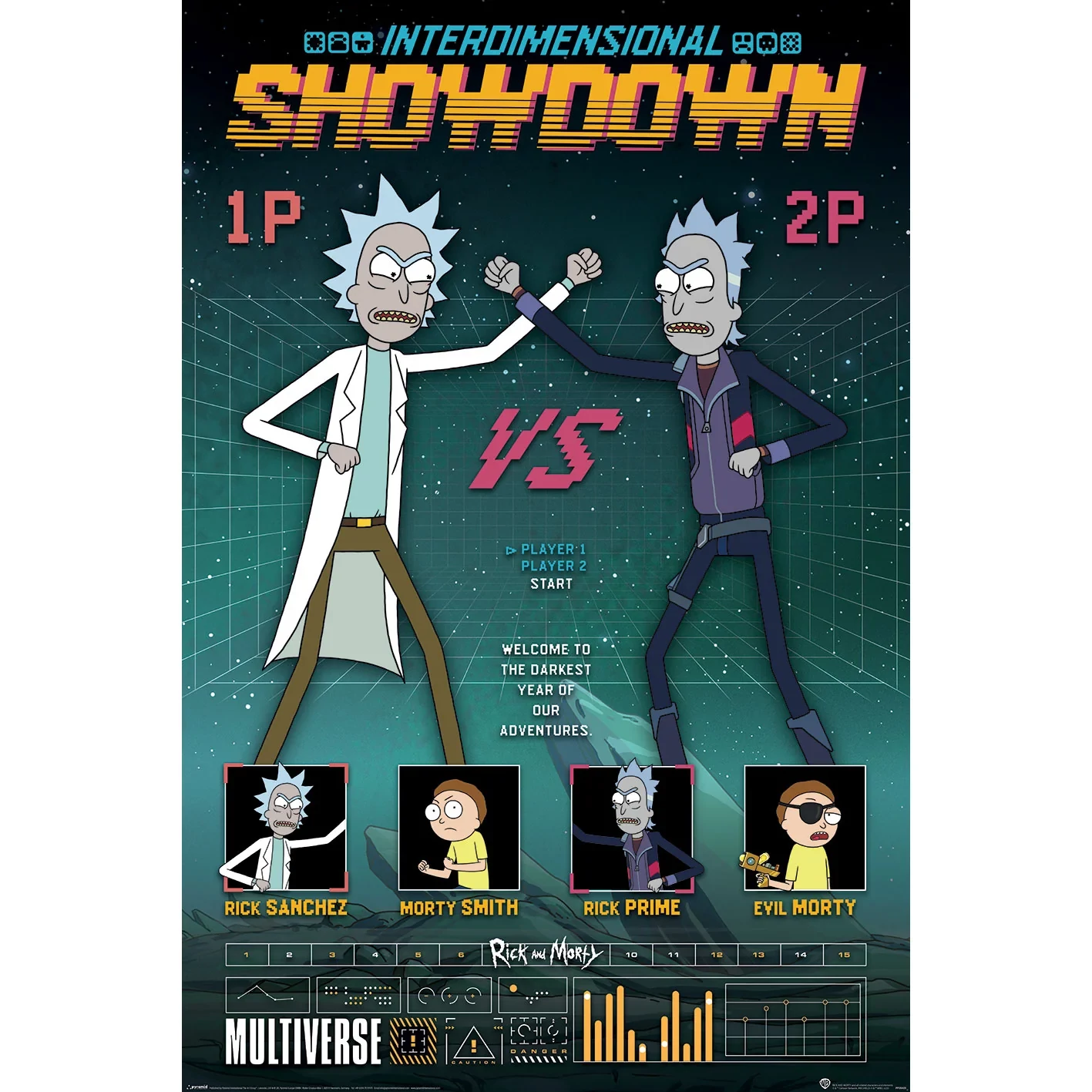 sticky Rick and Morty (SHOWDOWN) maxi poszter