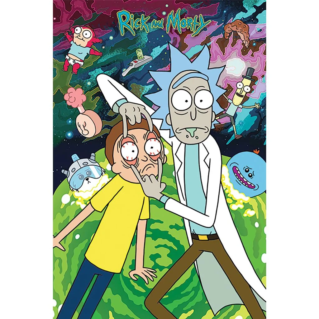 sticky Rick and Morty (WATCH) maxi poszter