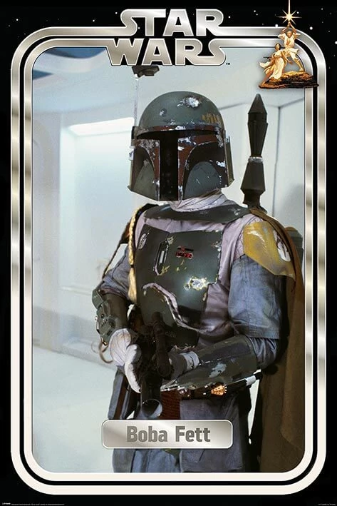 sticky Star Wars (Boba Fett retro) maxi poszter