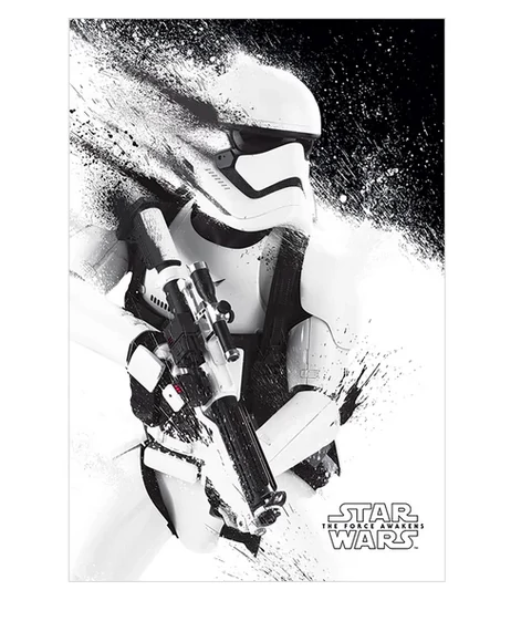 sticky Star Wars Episode VII (Stormtrooper paint) maxi poszter