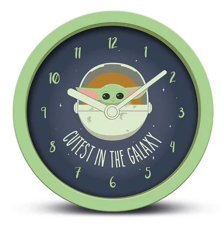 sticky Star Wars: The Mandalorian (CUTEST IN THE GALAXY) asztali óra