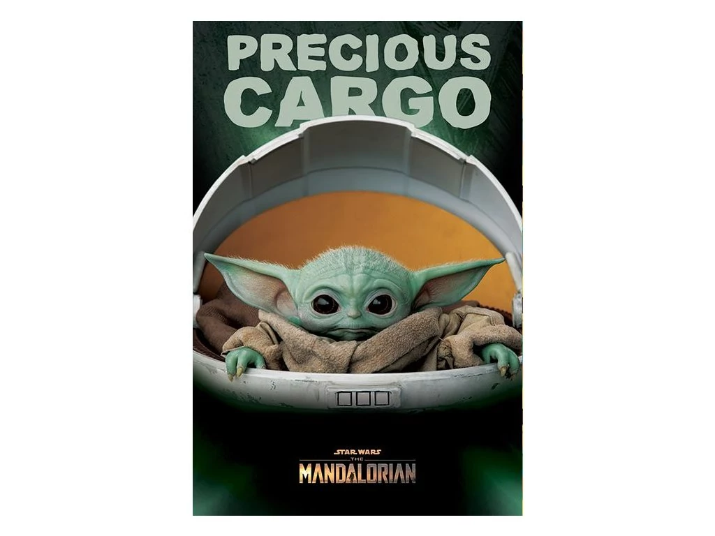 sticky Star Wars: The Mandalorian (PRECIOUS CARGO) keretezett poszter