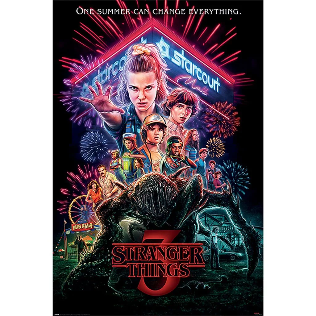 sticky Stranger Things (SUMMER OF 85) maxi poszter