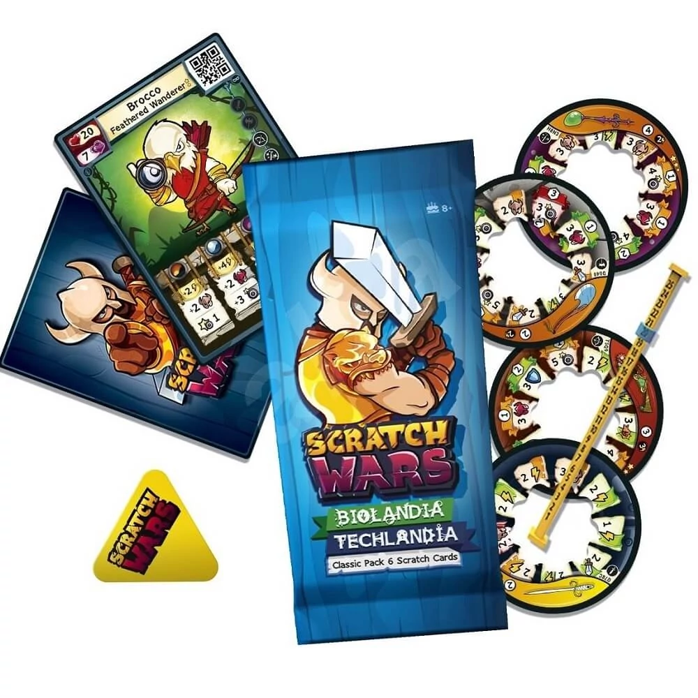 sticky Scratch Wars - Booster classic pack 6 db-os kártyacsomag