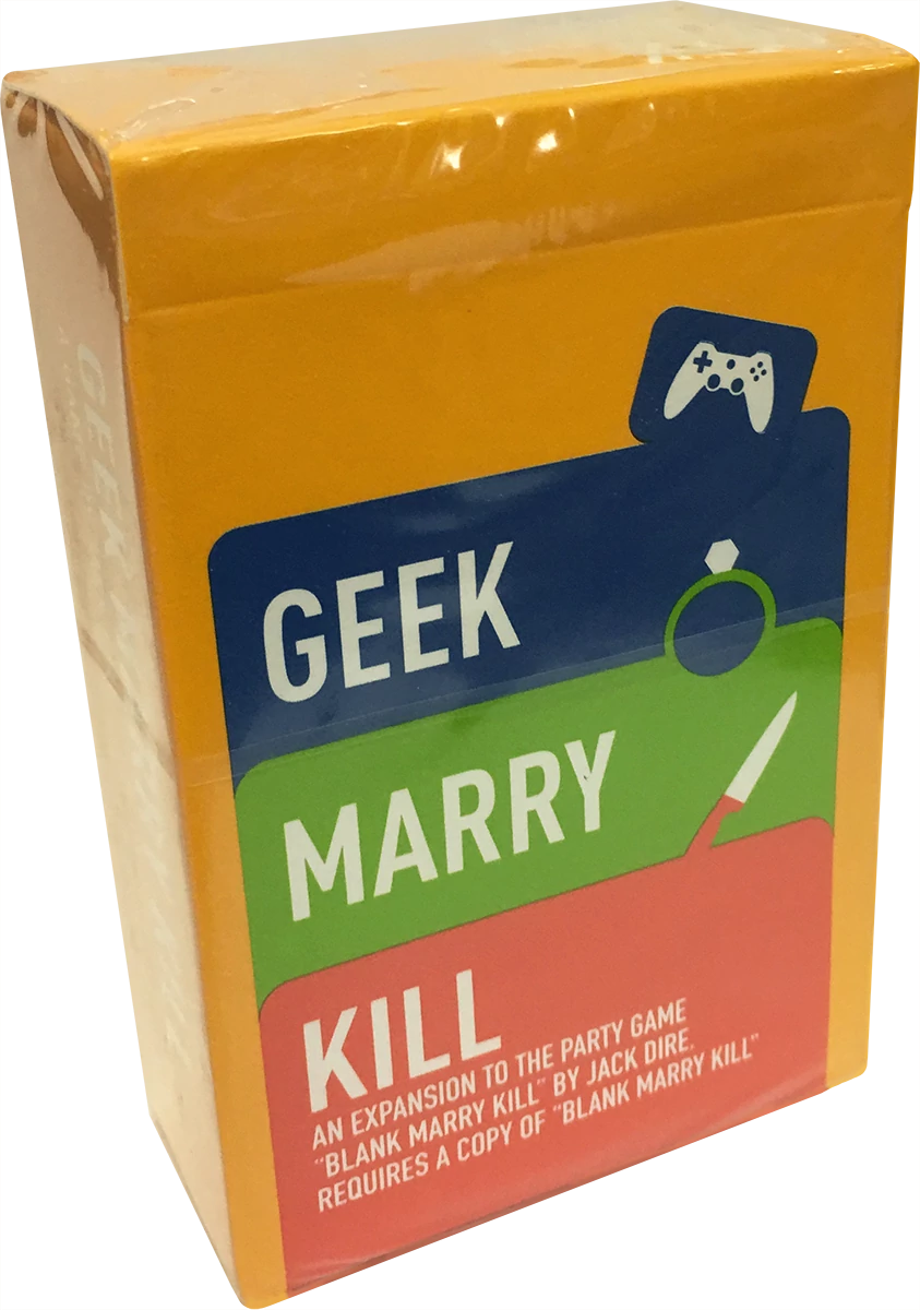 sticky Blank Marry Kill társasjáték, Geek kiegészítő, angol nyelvű