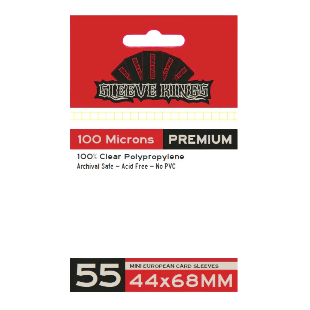 sticky Sleeve Kings Euro kártyavédő (55 db-os csomag) 44 x 68 mm