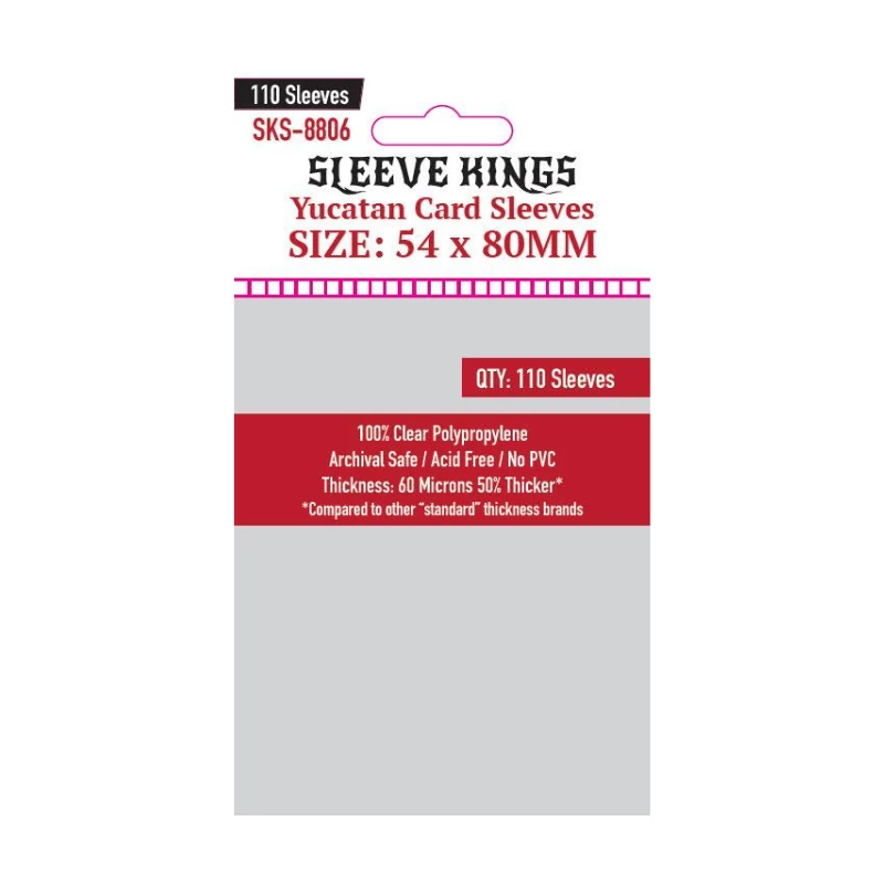 sticky Sleeve Kings Yucatan kártyavédő (110 db-os csomag) 54 x 80 mm