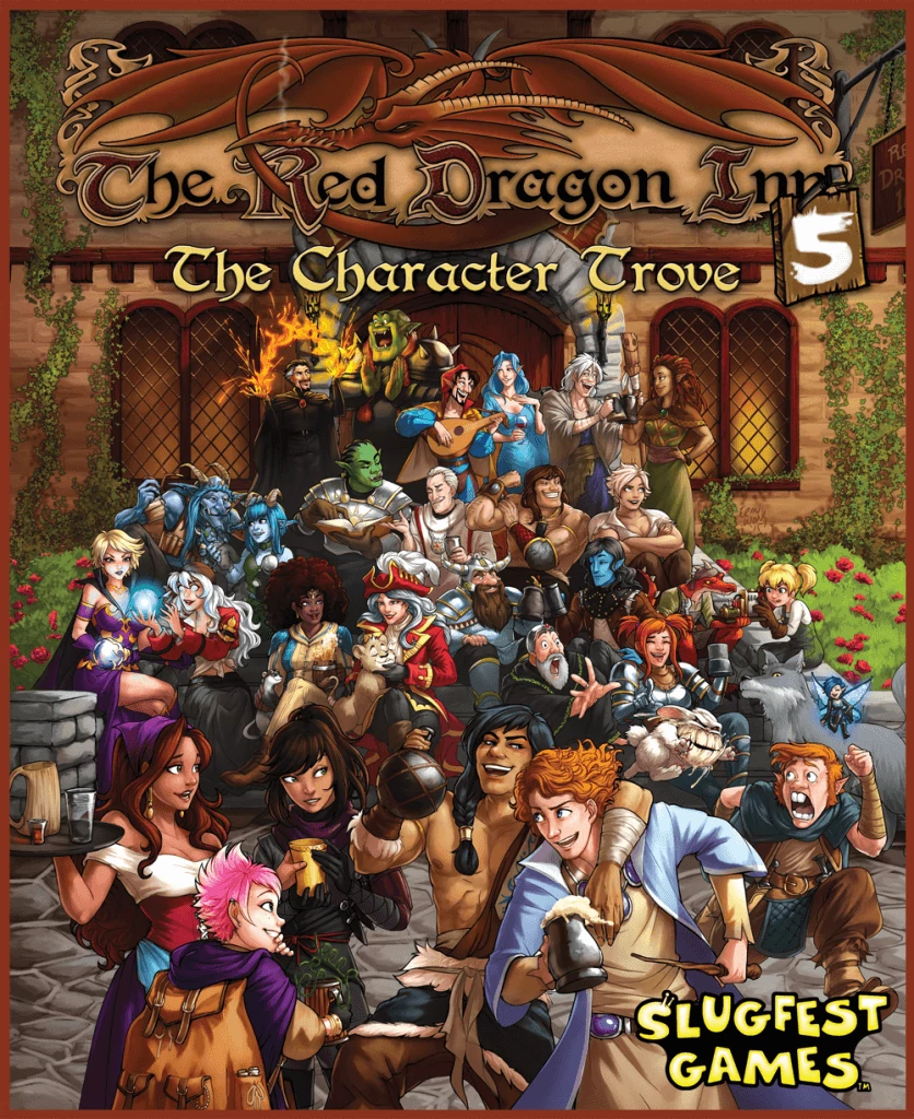 sticky Red Dragon Inn 5 Character Trove társasjáték, angol nyelvű