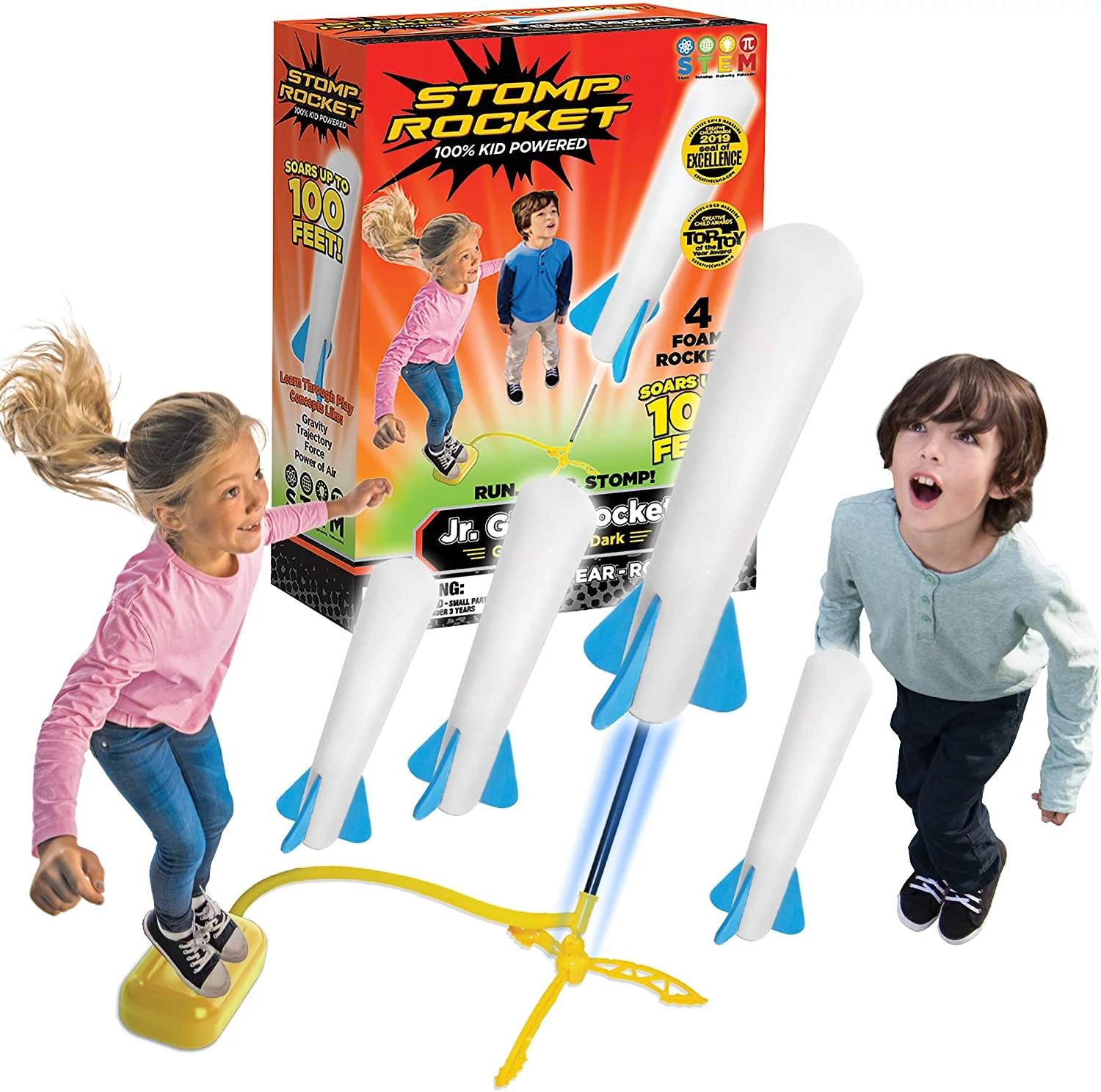 sticky Stomp Rocket Jr. Glow játék