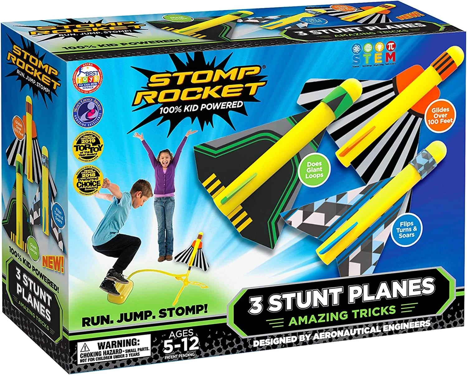 sticky Stomp Rocket Stunt Planes játék