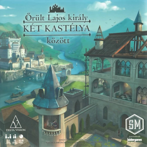 sticky Őrült Lajos király két kastélya között társasjáték