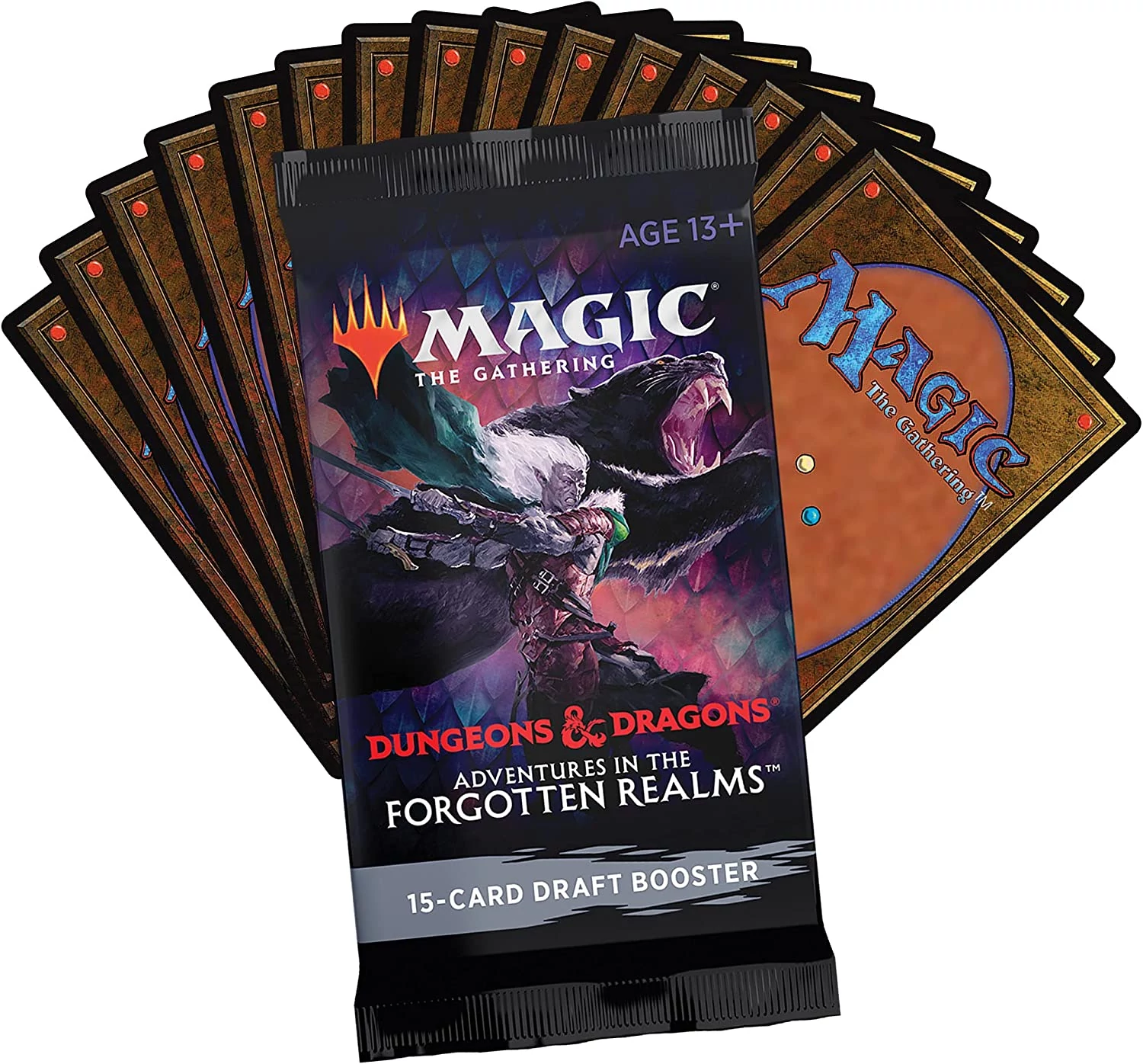 sticky Magic: The Gathering: Adventures in the Forgotten Realms Draft Booster gyűjtői kártya