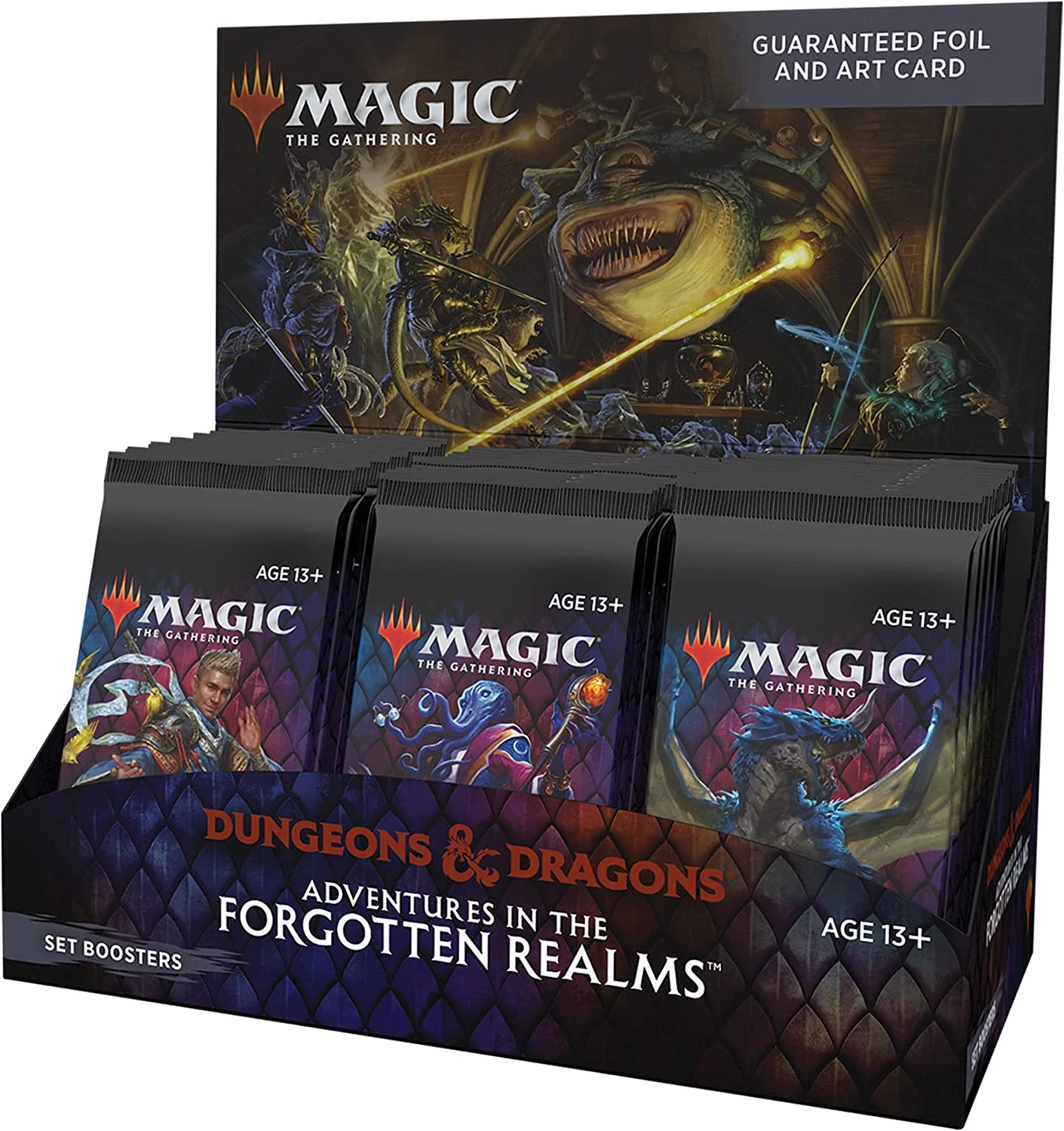 sticky Magic: The Gathering: Adventures in the Forgotten Realms Set Booster Display